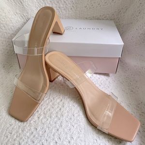 Chinese Laundry Sandal Heel Clear 11